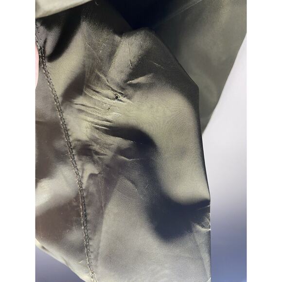 Lucky Brand Jacket Green Lightweight Mid Length Bomber Style Full Zip Hood *FLAW - Picture 12 of 12